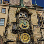 Astronomical Clock In Prague #2 Art Print