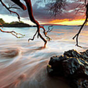 Idyllci Maui Sunset - Pacific Ocean #2 Art Print