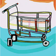 Shopping Cart #2 Art Print
