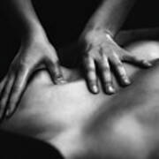 Shoulder Massage #2 Art Print