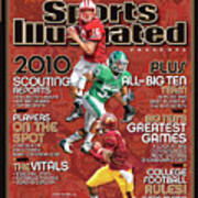 2010 Big Ten Football Preview Issue Sports Illustrated Cover Art Print