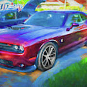 2018 Dodge Challenger  392 R/t Scat Pack  X196 Art Print