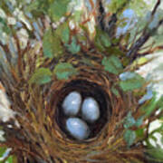 2019 Spring Bird Nest I Art Print