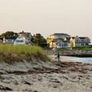 Beach & Homes, Chatham, Cape Cod, Ma #3 Art Print