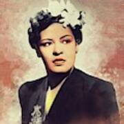 Billie Holiday, Music Legend #3 Art Print