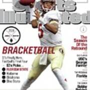 Bracketball 2014 College Football Preview Issue Sports Illustrated Cover Art Print