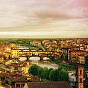 Florence, Ponte Vecchio #3 Art Print