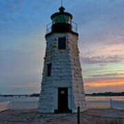 Goat Island Light, Newport, Ri #3 Art Print