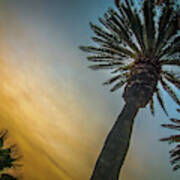 Scenes Around Santa Monica California At Sunset On Pacific Ocean #3 Art Print