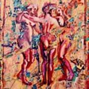 3 Virgins - Rubens, Airbrush 1990 Art Print
