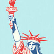 Statue Of Liberty #31 Art Print