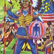 American Indian Chief #4 Art Print