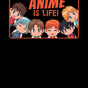 Anime Is Life #5 Art Print