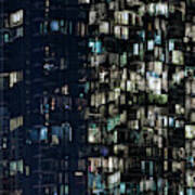 Mirage - An Ode To Urban Life. Art Print