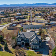 Oil Drilling In Colorado Neighbourhood #4 Art Print