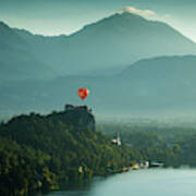 View Of Lake Bled From Ojstrica #4 Art Print