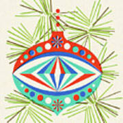 Christmas Tree Ornament #5 Art Print