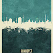 Hannover Germany Skyline #6 Art Print
