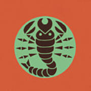 Scorpio Zodiac Symbol #6 Art Print