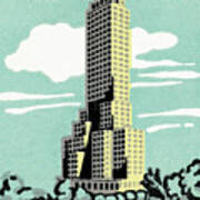 Tall Building #6 Art Print