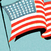 American Flag #7 Art Print