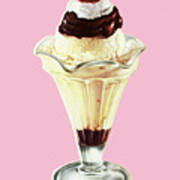 Ice Cream Sundae #7 Art Print