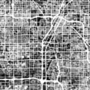 Las Vegas City Street Map #7 Art Print