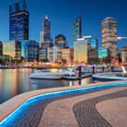 Perth. Cityscape Image Of Perth #7 Art Print