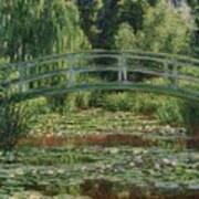 The Japanese Footbridge And The Water Lily Pool, Giverny Art Print