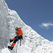 Climbing Mt. Everest #9 Art Print