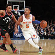 Toronto Raptors V New York Knicks Art Print