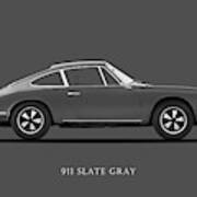 911 Grey Phone Case Art Print