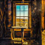 A Corner Of An Abandoned Room In Bodie Art Print