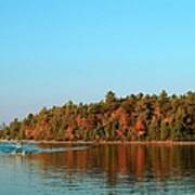 A Float Plane On A Lake Art Print