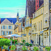 A Glimpse Of Charming Chartres, France Art Print