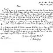 A Letter From Samuel Richardson To Dr Art Print