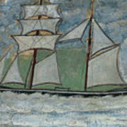 A Sailing Ship Art Print