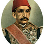 Abdul Hamid Ii, Sultan Of Turkey, Late Art Print