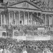 Abraham Lincolns Inauguration Art Print