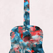 Abstract Guitar - 02 Art Print