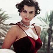 Actress Sophia Loren Art Print