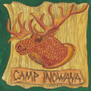 Adirondack Camp Inowana Art Print