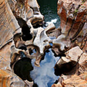 Aerial View Of Bourkes Luck Potholes At Art Print