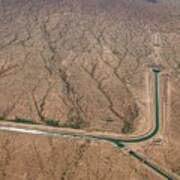 Aerial View Of The Route Of The Central Art Print