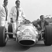 Aj Foyt And Crew Indy 1965 Art Print