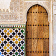 Alhambra Door Art Print