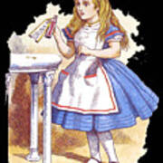 Alice In Wonderland Retro Art Print