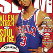 Allen Iverson Is Soul On Ice Slam Cover Art Print