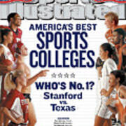 Americas Best Sports Colleges Whos No. 1 Stanford Vs Texas Sports Illustrated Cover Art Print