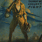 And They Thought We Couldn't Fight, Poster For The Victory Liberty Loan, 1919 Art Print